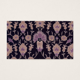 Teste padrão floral do vintage - rosa malva preto