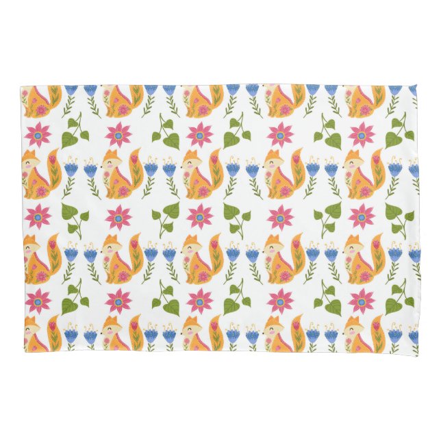 Teste padrão floral Foxy Pastel bonito (Frente-Esquerda)