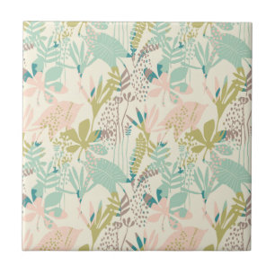 Teste padrão floral moderno
