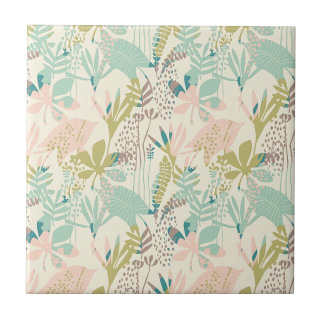 Teste padrão floral moderno (Frente)