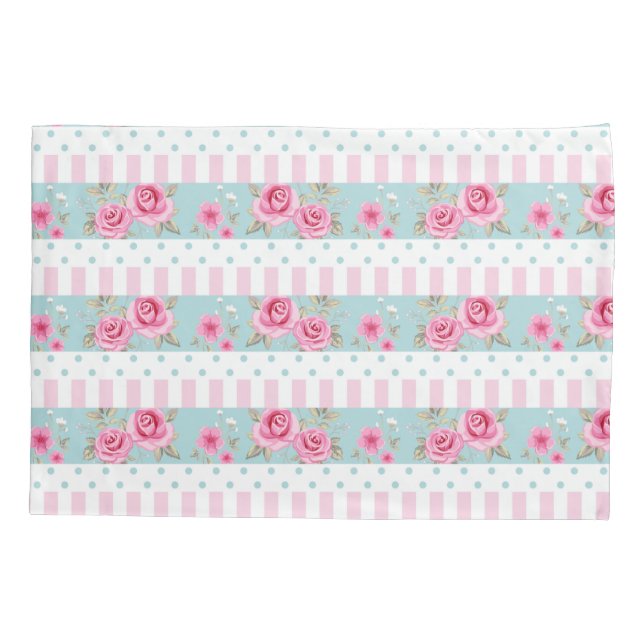 Teste padrão floral romântico dos rosas do rosa & (Verso)
