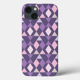 Teste padrão geométrico árabe roxo