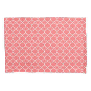 Teste padrão geométrico cor-de-rosa coral escuro