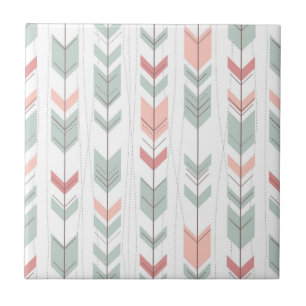 Teste padrão geométrico no estilo retro