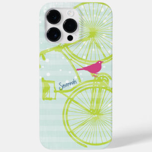 Teste padrão Iphone 5 da bicicleta do verde limã