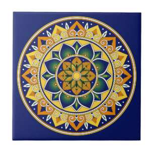 Teste padrão italiano do azulejo - majolica dos