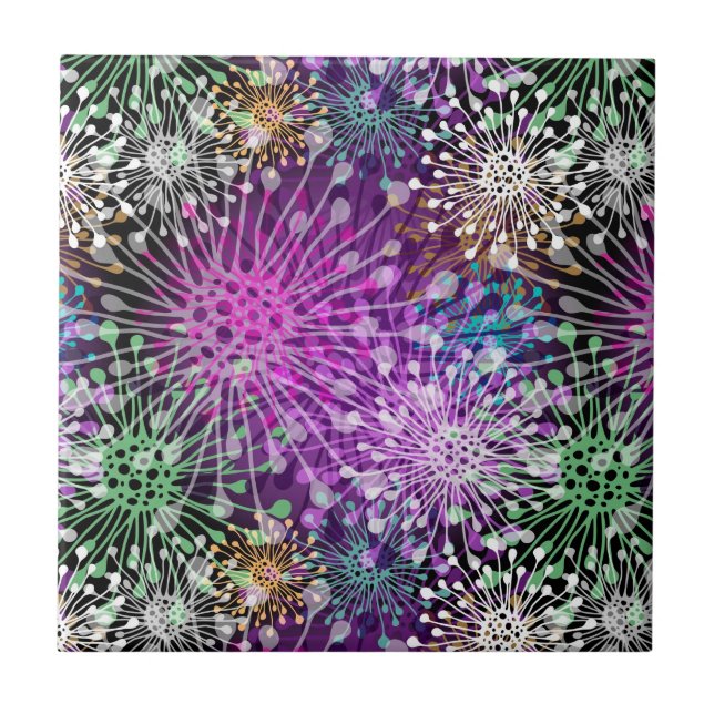 Teste padrão manchado vívido (Frente)