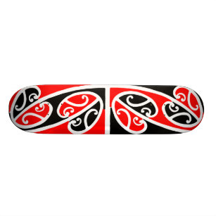 Teste padrão maori 2 de Kowhaiwhai - skate