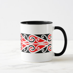 Teste padrão maori 5 de Kowhaiwhai - caneca