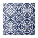 Teste padrão marroquino azul e branco<br><div class="desc">Teste padrão marroquino azul e branco elegante. Este design está disponível na variedade de cores e de produtos.</div>