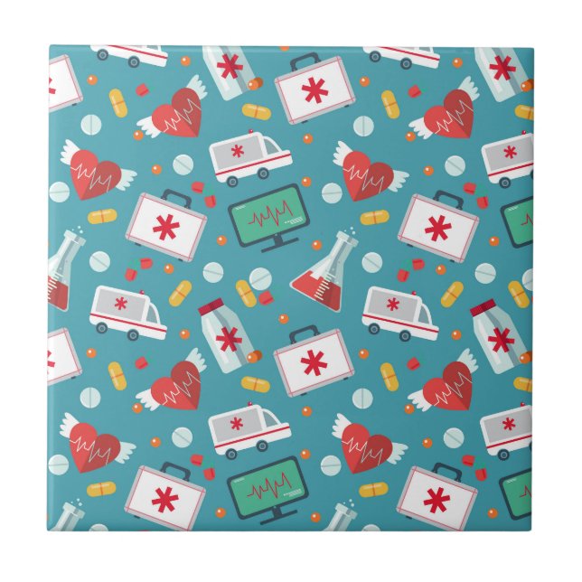 Teste padrão médico do ícone (Frente)