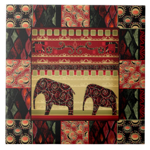 Teste padrão nacional étnico oriental. Retalhos.