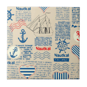 Teste padrão náutico do jornal