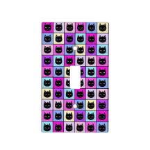 Teste padrão Pastel do gato do arco-íris