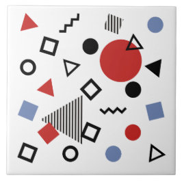 Teste padrão retro do design de Memphis