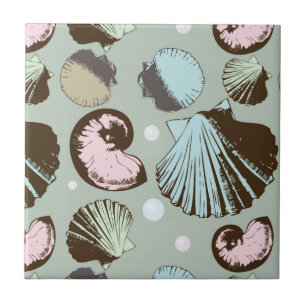 Teste padrão retro do Seashell
