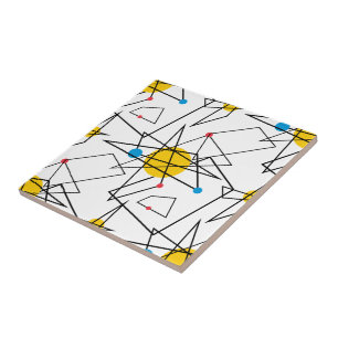 Teste padrão retro geométrico angular