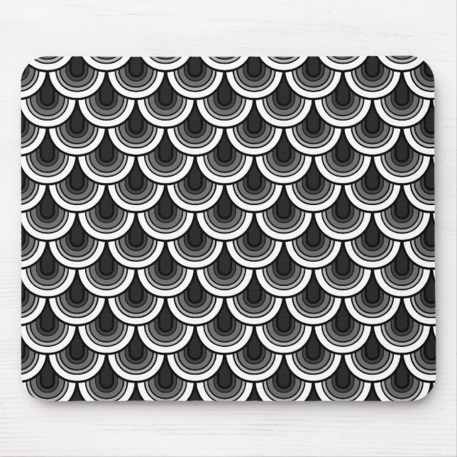 Teste padrão retro sem emenda de Mousepad (Frente)