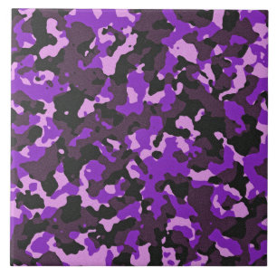 Teste padrão roxo da camuflagem