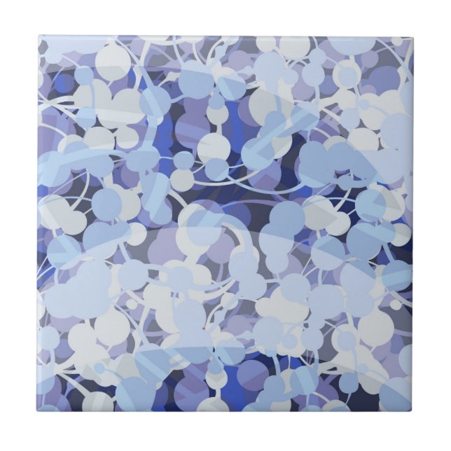 Teste padrão roxo do micróbio (Frente)