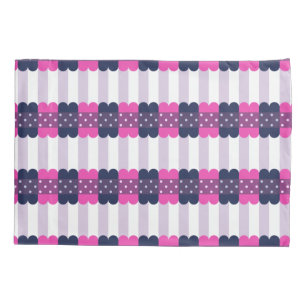 Teste padrão roxo e cor-de-rosa bonito feminino