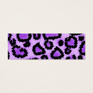 Teste padrão roxo e preto do impressão do leopar