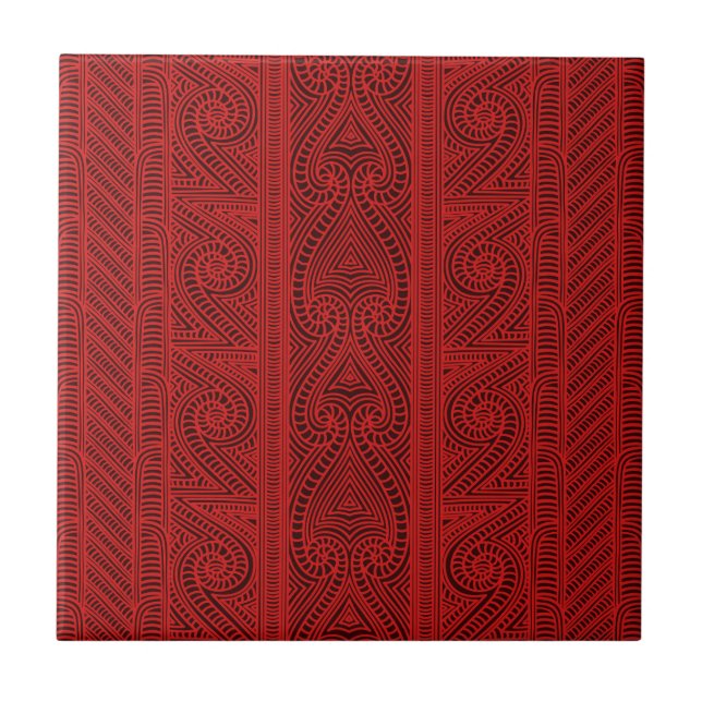 Teste padrão tribal maori - a arte de Whakairo da (Frente)