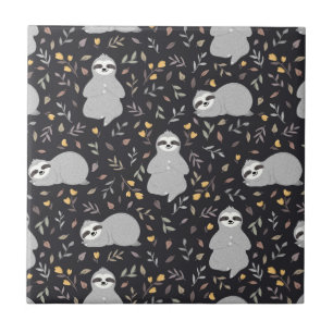 Teste padrão tropical da preguiça do bebê