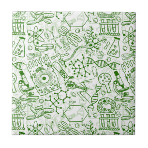 Teste padrão verde da biologia