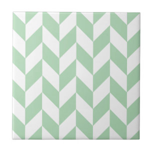 Teste padrão verde de Herringbone da hortelã