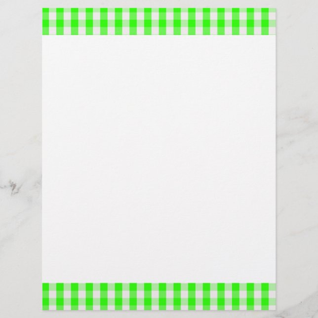 Teste padrão verde de néon do guingão (Frente)