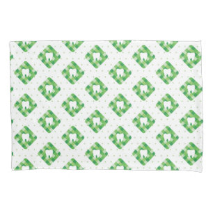 Teste padrão verde do dente da xadrez