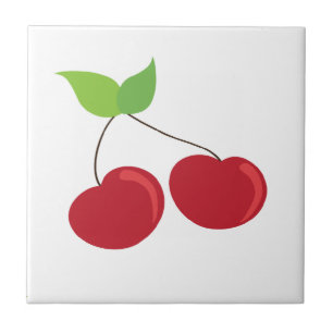 Teste padrão vermelho da cereja