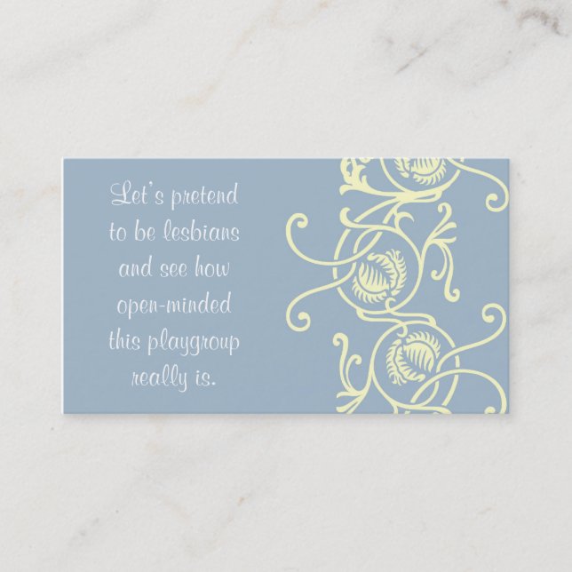 Teste seus cartões das mamães da tolerância (Frente)