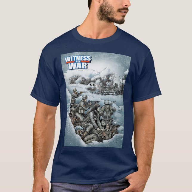 Testemunha à Camiseta design da Guerra (Frente)