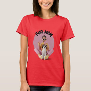 Testemunha de Pele de Trendência Camiseta Mãe - Mo