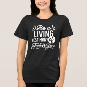 Testemunho de Vida Espiritual Citação de Fé e Graç