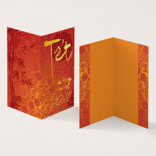 Têt vietnamita Dourado personalizado Ano decorado 