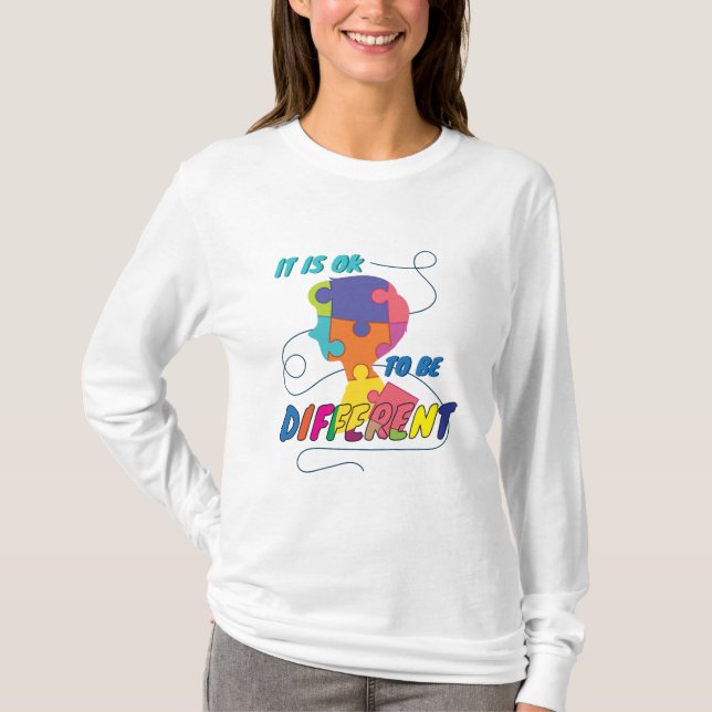 Teto de Consciência do Autismo | Camisas Adhd | Pr (Frente)