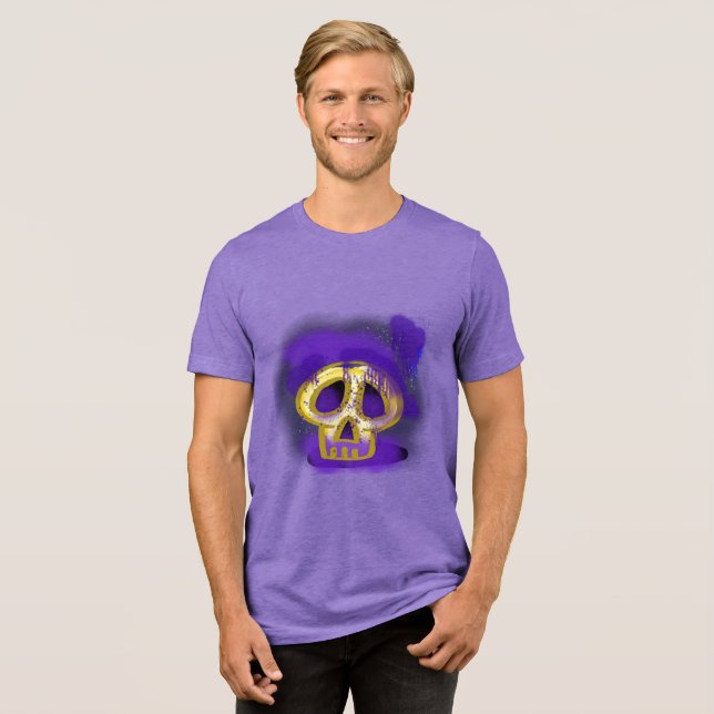 Teto Gráfico do Crânio de Pintura de Pulverização  (Frente Completa)