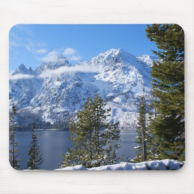 Teton grande Mousepad (Frente)