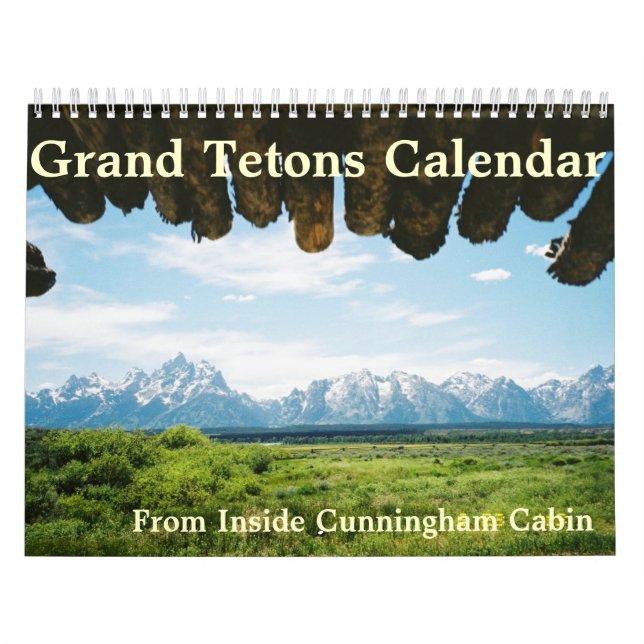 Tetons grande do calendário de Yellowstone (Capa)