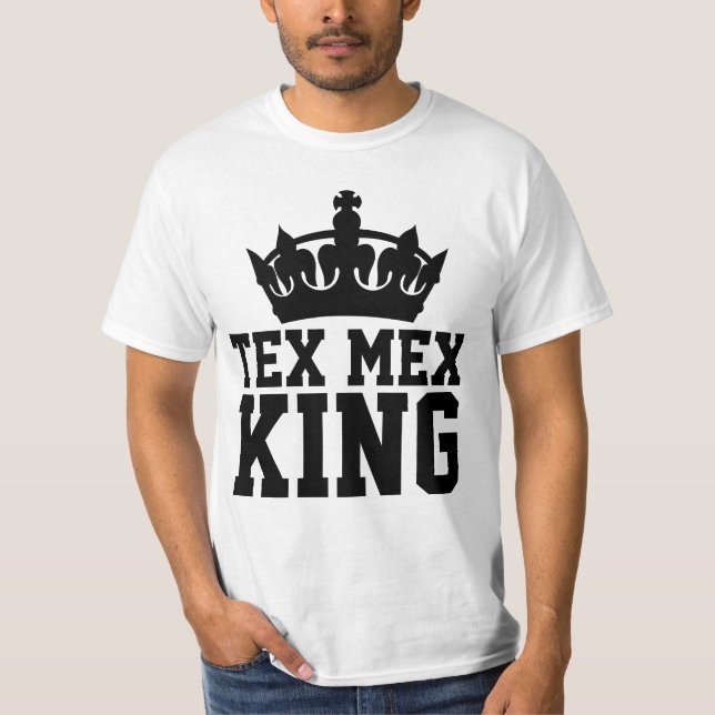 TEX MEX KING Camisetas masculinas (Frente)