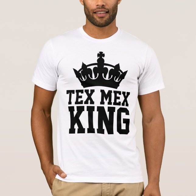 TEX MEX KING Camisetas masculinas (Frente)