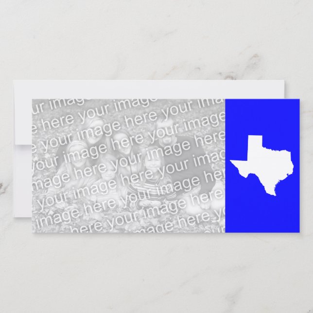 Texas azul e branco (Frente)