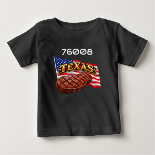 Texas Baby Camisa Jersey Fina Escura