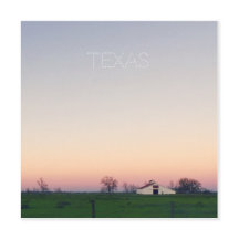 Texas Barn no Sunset