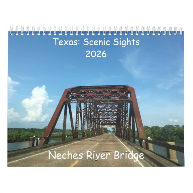 Texas: Calendário de Paisagens Naturais (Capa)