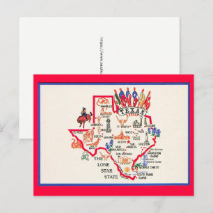 Texas - Cartão Postal do Estado da Estrela Solitár