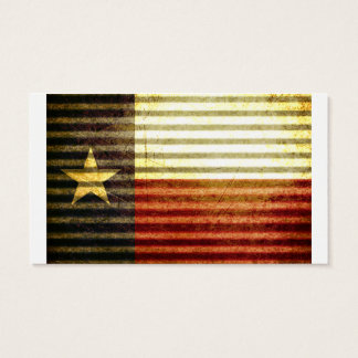 Texas Flag Old Tin Roof